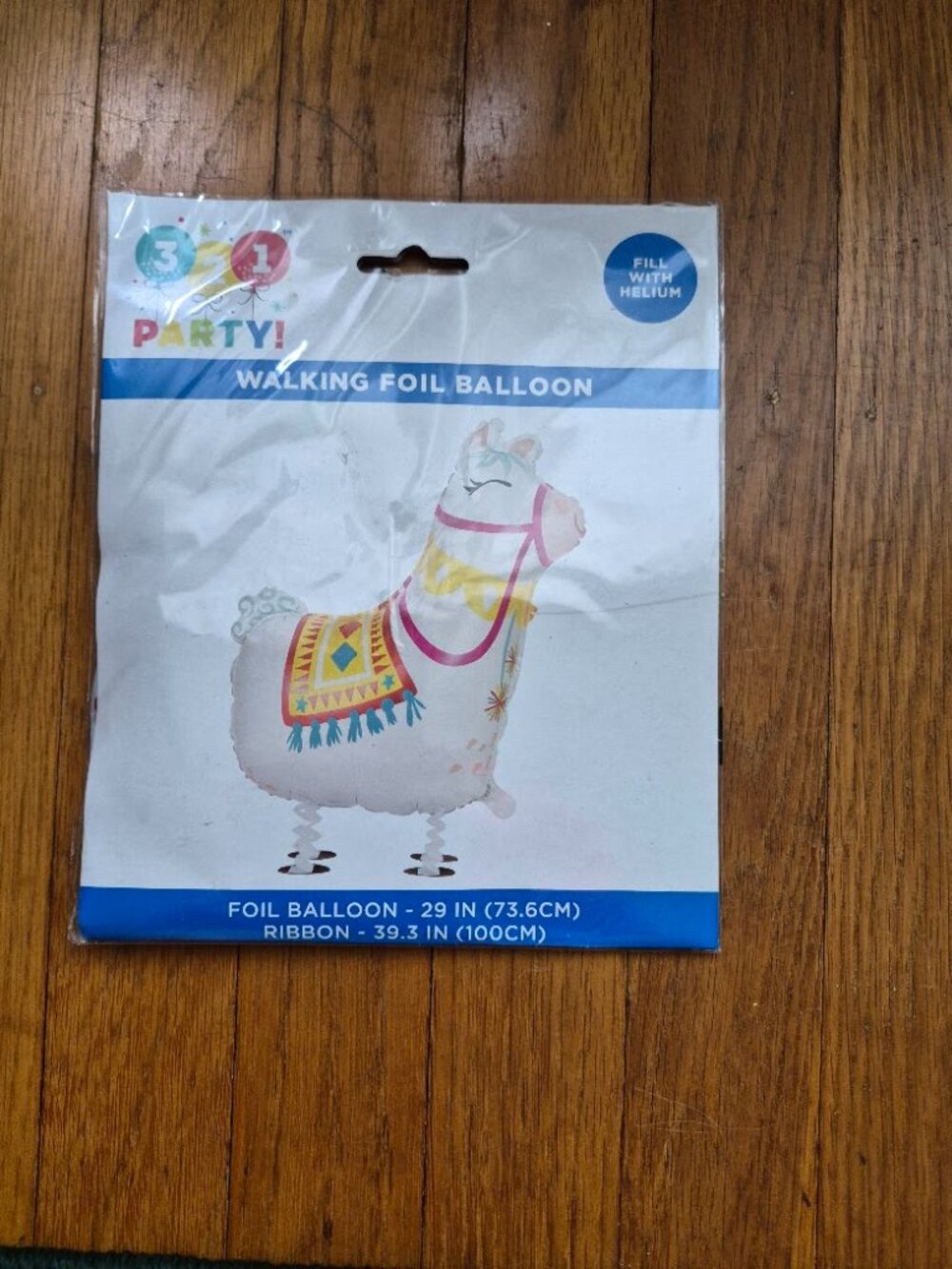 NEW Walking Foil Balloon-Llama